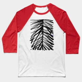 watercolor lines palm leaf 5 Baseball T-Shirt